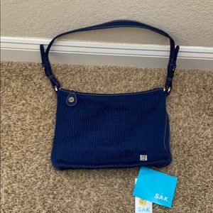 The Sak Modern Classic navy blue bag
